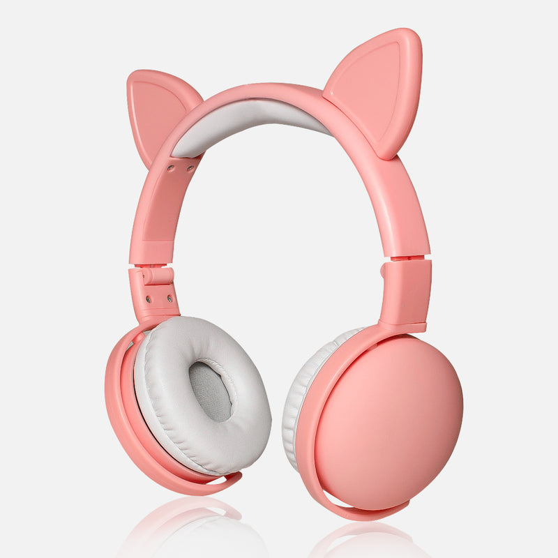 Audifonos bluetooth 4.2 con orejas de gato, excelente audio. Escucha hasta 6 horas de tu música preferida. Microfono incorporado para llamadas. Tamaño ajustable. Material de calidad y super cómodo.