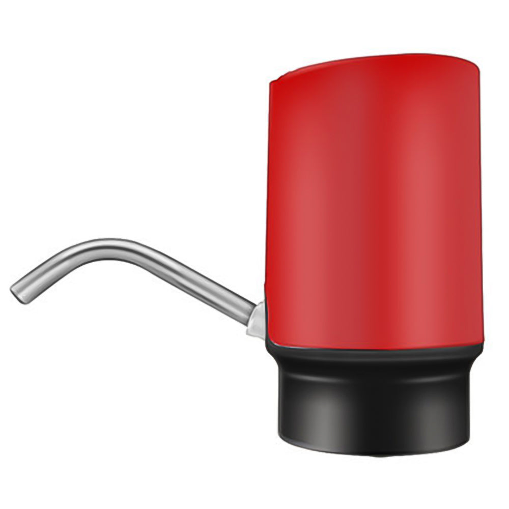 Dispensador rojo para bidón de agua, fácil de instalar y recargable